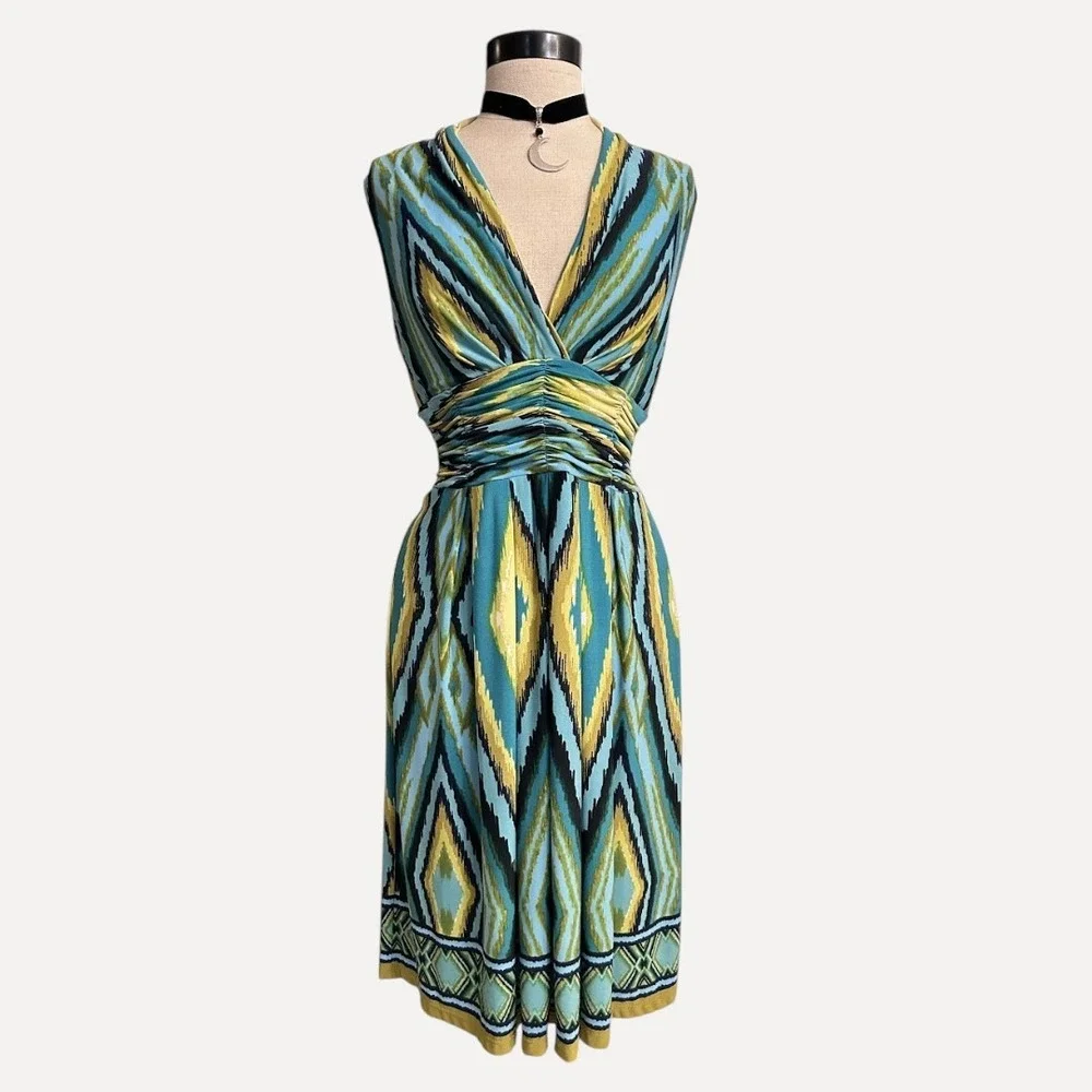 Classy Business Casual Office Attire Sleeveless Dress 6 Summer Spring Stretchy